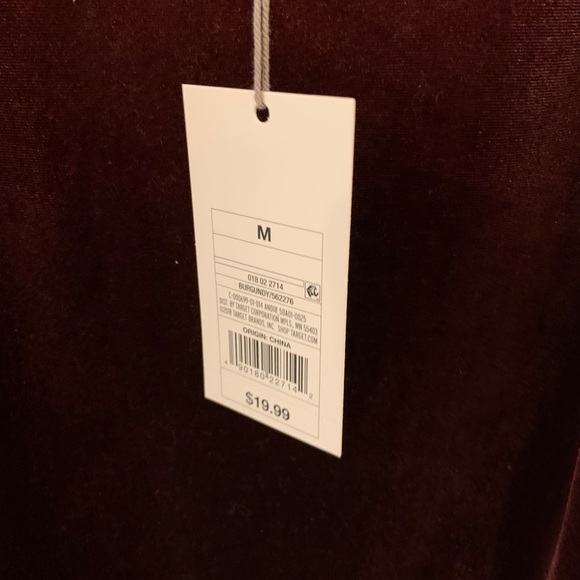 Deep Red Velvet Tank - Picture 3 of 4